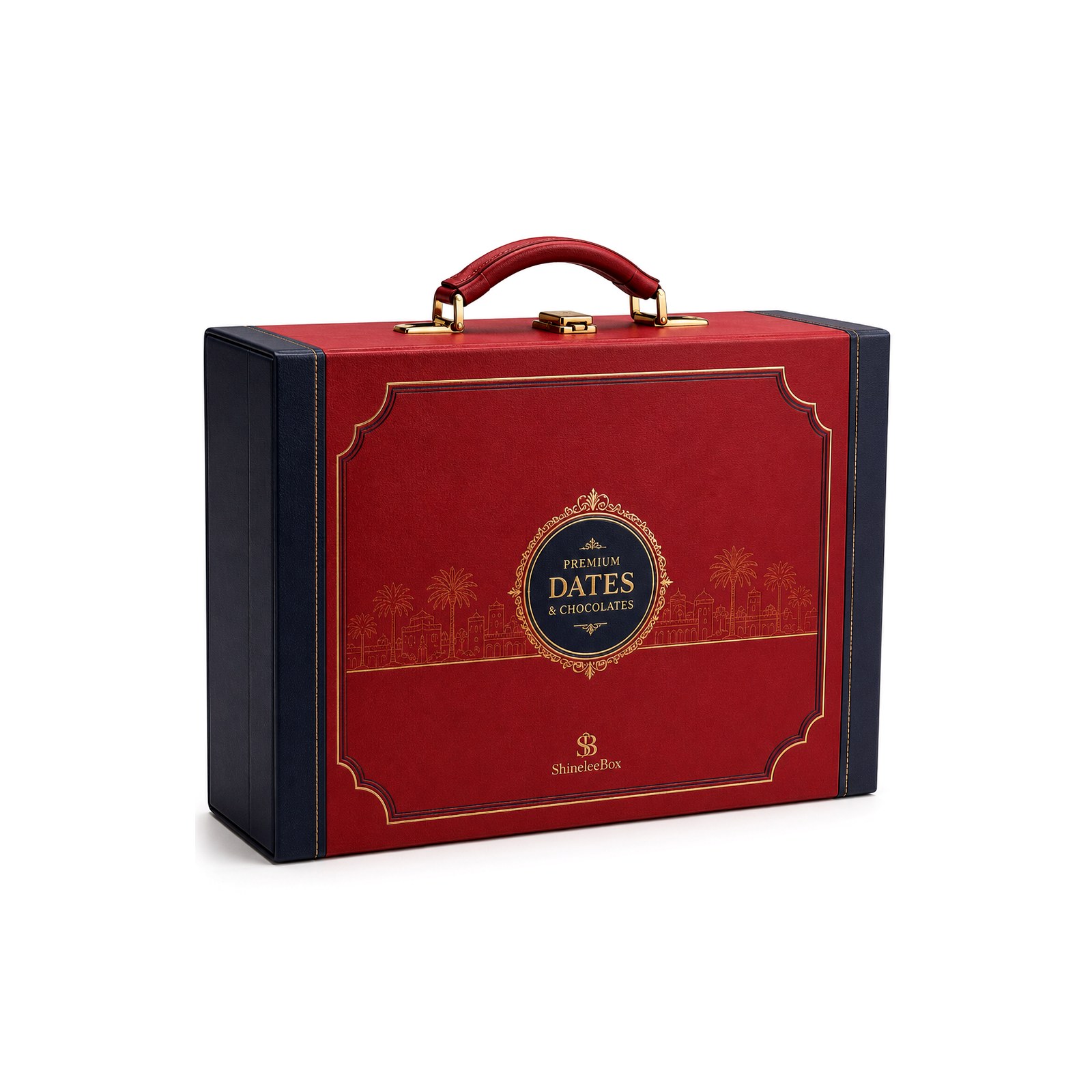 Suitcase Gift Box with Red Finish Thumbnail 3