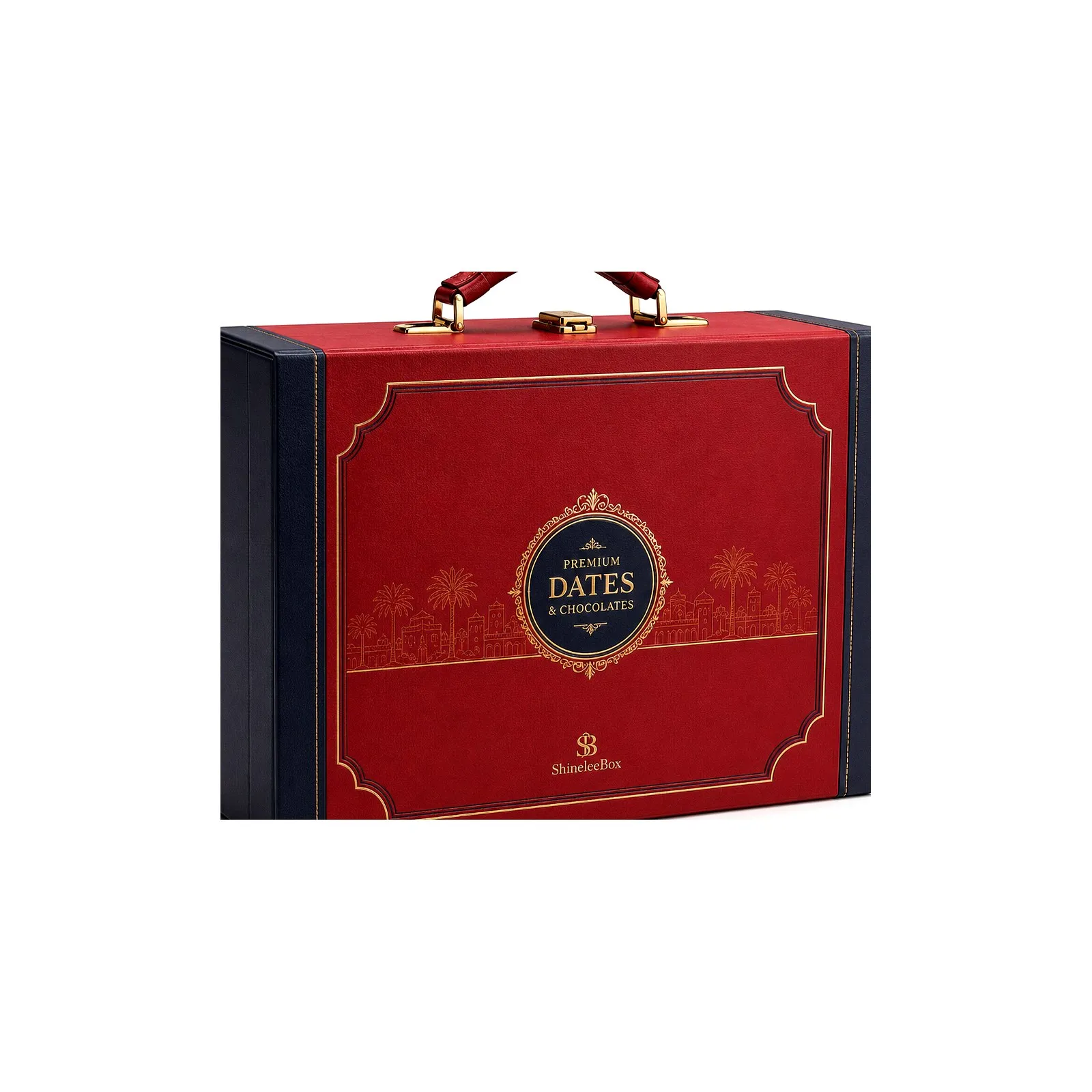 Suitcase Gift Box with Red Finish Thumbnail 6