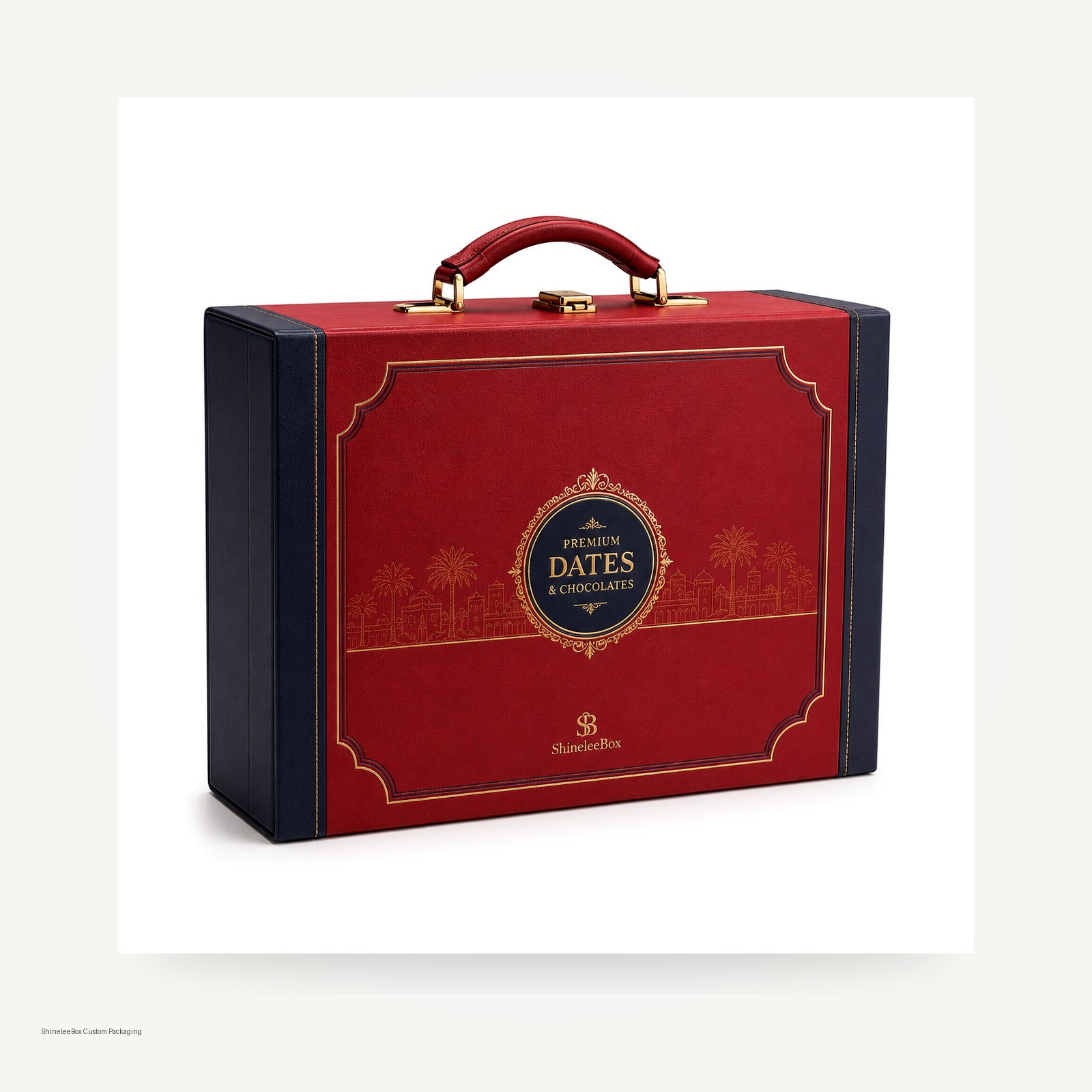 Suitcase Gift Box with Red Finish Thumbnail 7