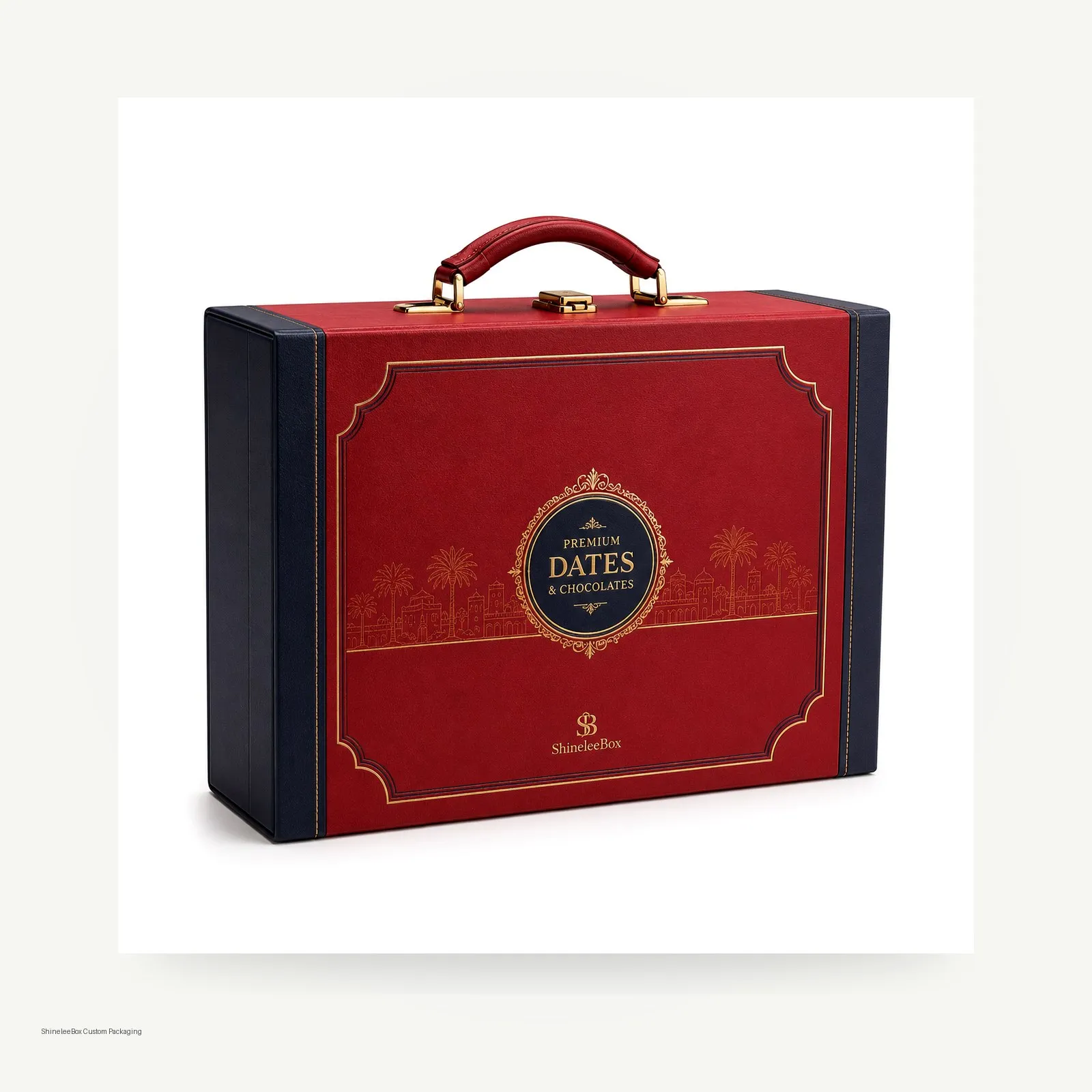 Suitcase Gift Box with Red Finish Thumbnail 8