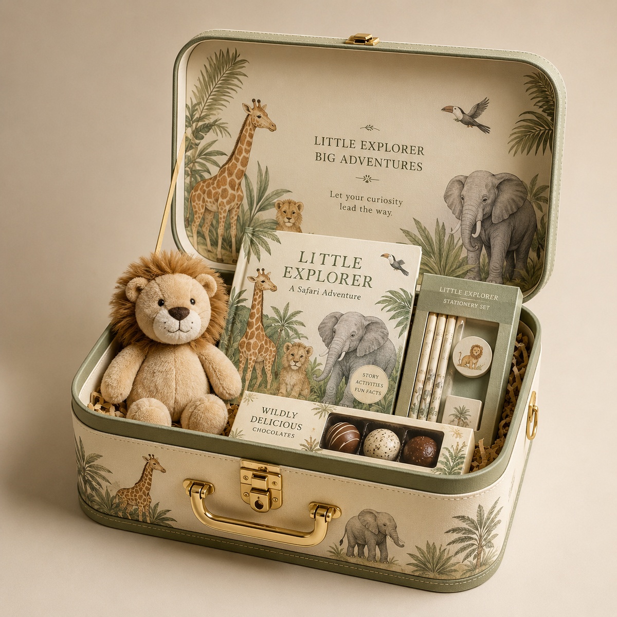 Safari Animal Suitcase Gift Box Thumbnail 2