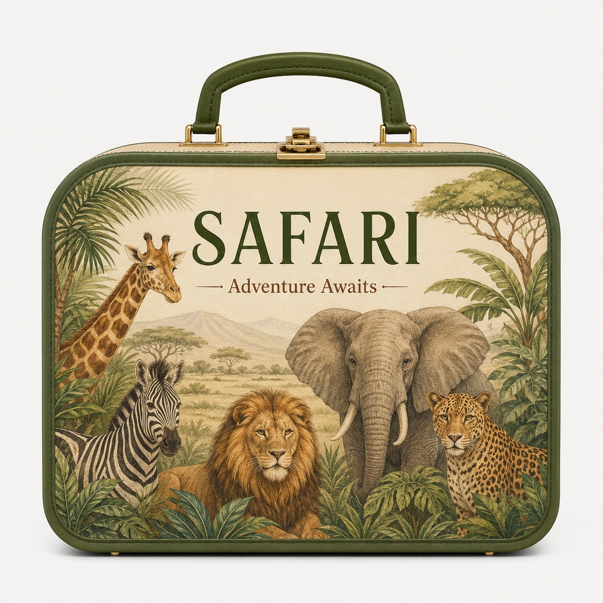 Safari Animal Suitcase Gift Box Thumbnail 3