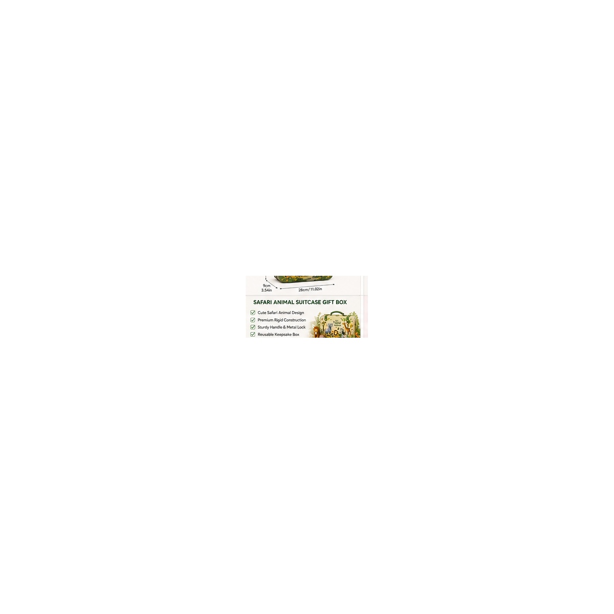 Safari Animal Suitcase Gift Box Thumbnail 5