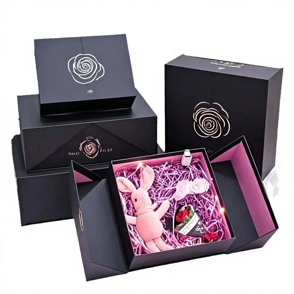 Butterfly Double-Door Opening Luxury Magnetic Box Thumbnail 2
